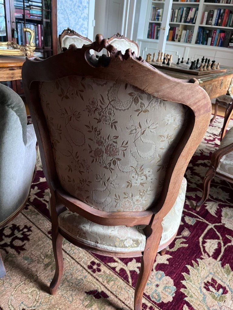 Poltrone: Bel ensemble de salon XIX style Louis XV – Usato da Pully venduto da Artemisya 5