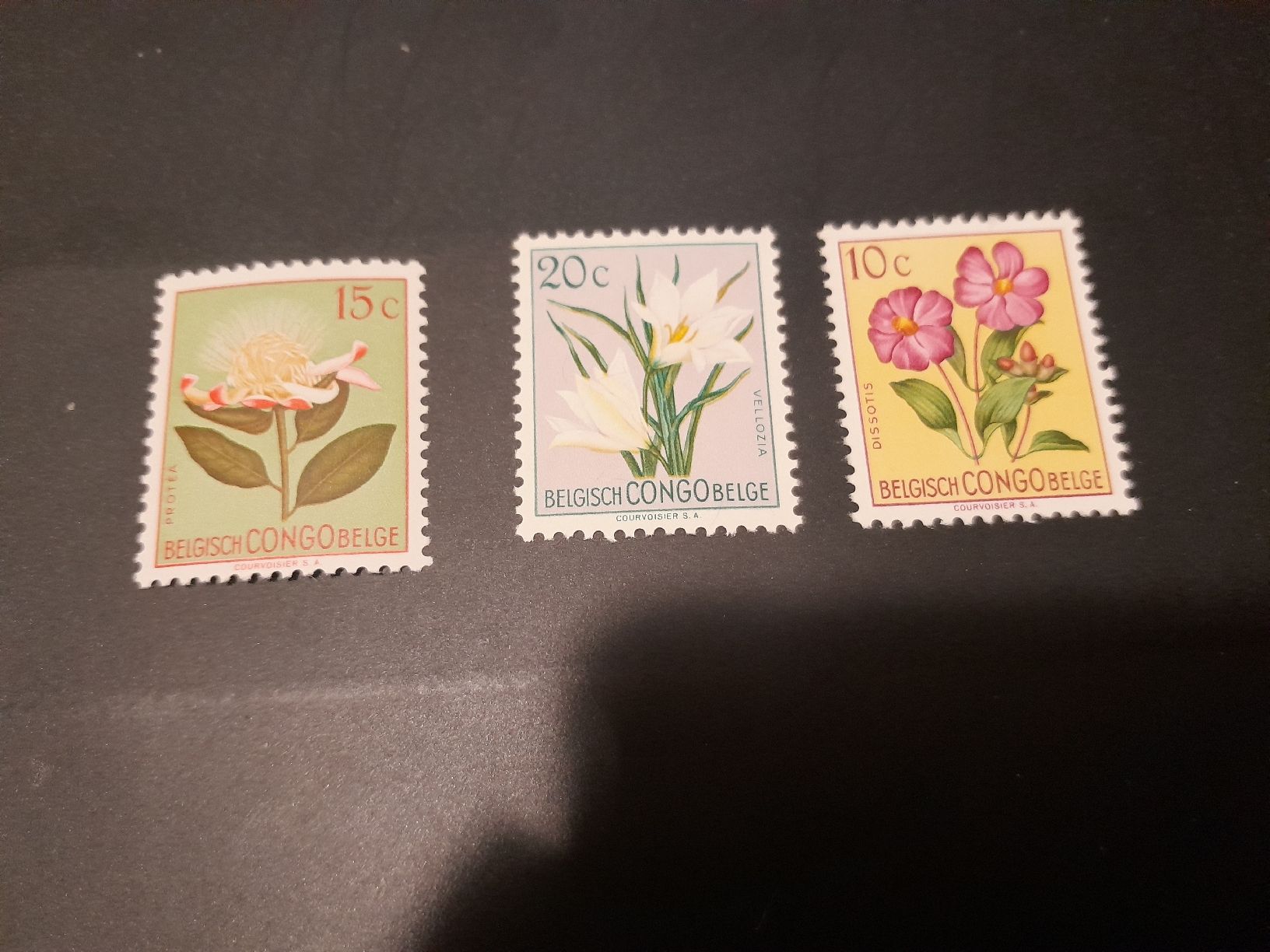 Alle Briefmarken: Congo Belge 3 timbres fleurs – Neu (gemäss Beschreibung) aus Marly von globetrotter1723