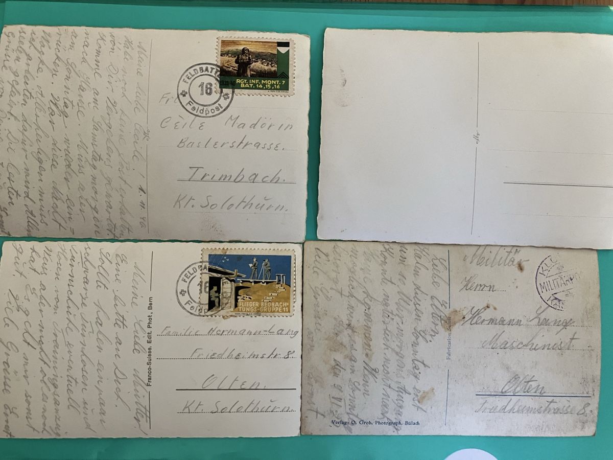 Cartes postales: Konvolut 4 Ansichtskarten Militär Armee Geschütz Pferde – D'occasion à Bauma par Baumer71 1