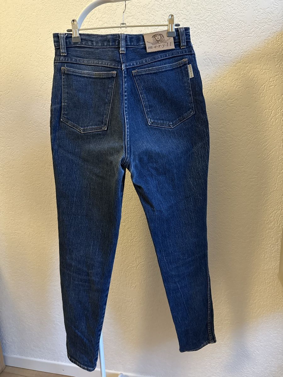 Jeans: Jeans taille haute bleu Meryll, t.40 – Usato da Tavannes venduto da Thriftshop 1