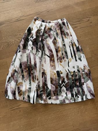 piq Rock mit floralem Muster weiss bunt Grösse XS