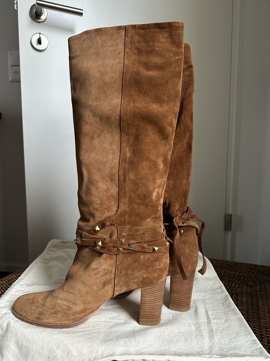 Navyboot Scarpe da donna: Navyboot - knee high boots in cognac suede - Size 41 – Usato da Langnau am Albis venduto da bar_ml6k 3