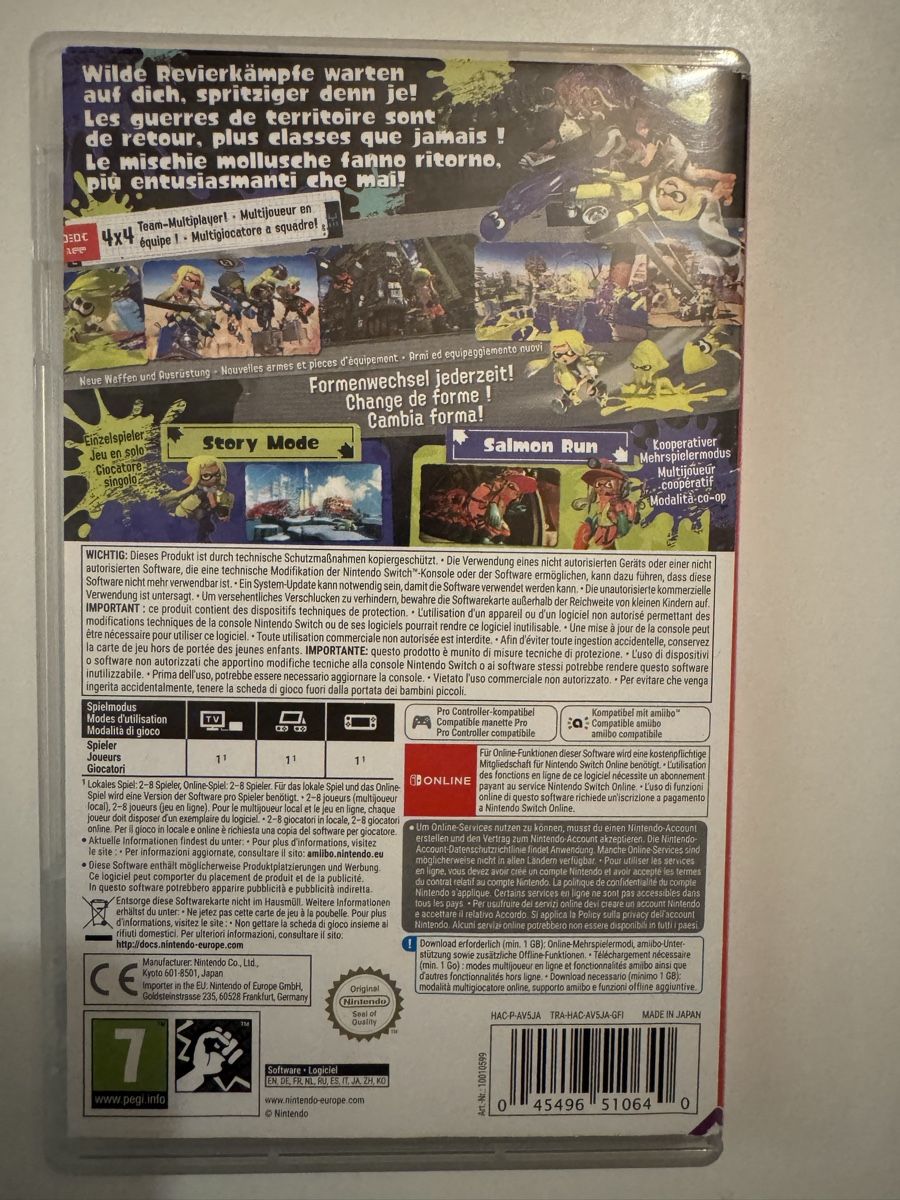 Nintendo Giochi: Splatoon 3 - Nintendo Switch – Usato da Zürich venduto da jabo22 1
