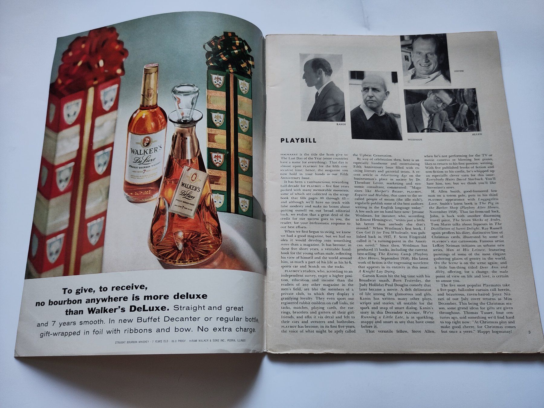 Revues & Magazines: Playboy Magazin Dezember 1958 – D'occasion à Schaffhausen par RolfMeister 1