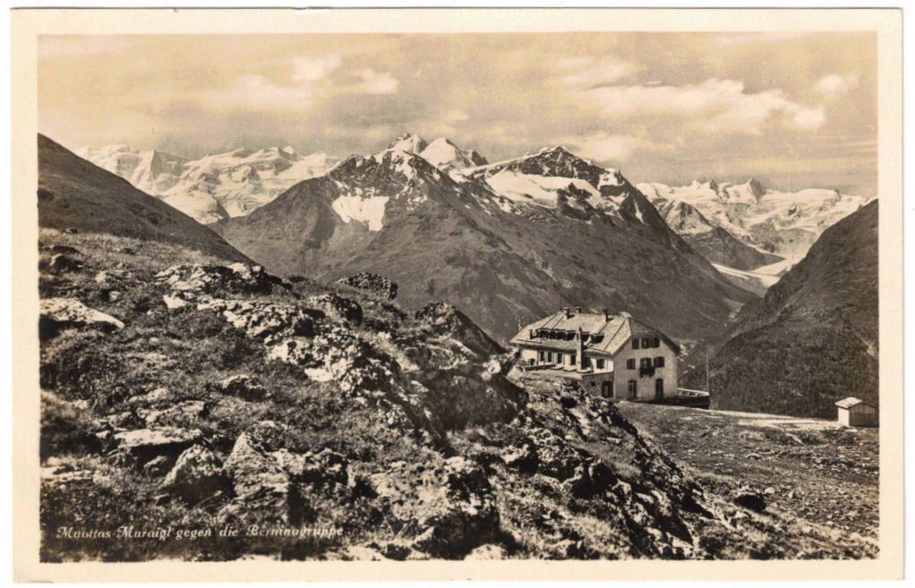 Cartoline postali: St. Moritz - Standseilbahn Muottas Muragl Bergstation – Usato da Binningen venduto da Mountainrider