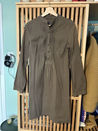 Marco Polo, khaki Hemdblusenkleid Gr. 38