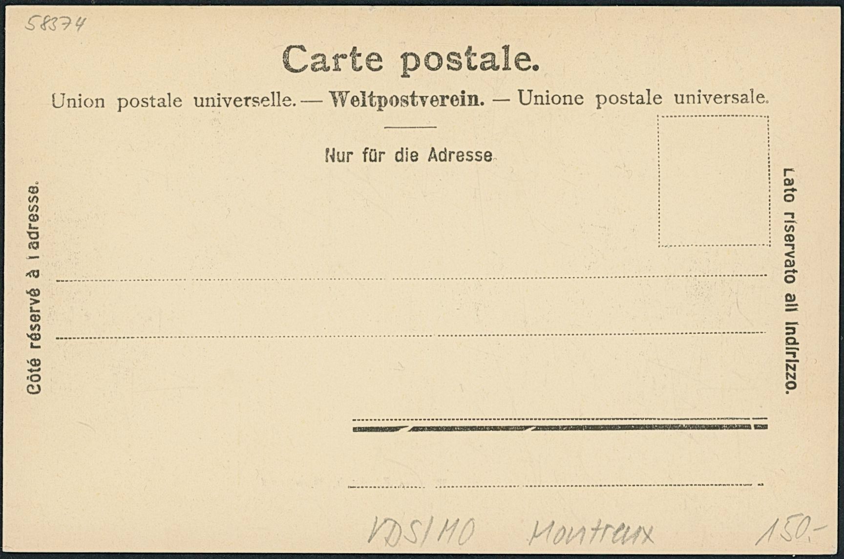 Cartoline postali: VDS Montreux – Nuovo (secondo la descrizione) da Schindellegi venduto da masutka7 1