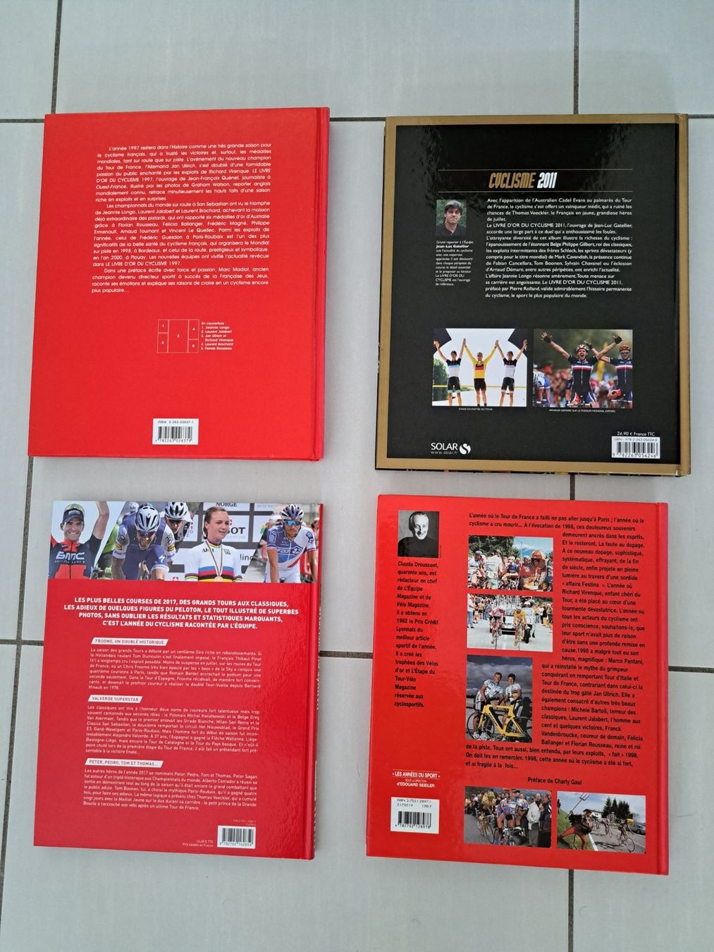 Libri: 4 Livres cyclisme COLLECTOR – Nuovo (secondo la descrizione) da Sierre venduto da sabr11 4