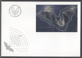 2012, FDC, Sonderblock Braunes Langohr (Nr. 1444), Format E6