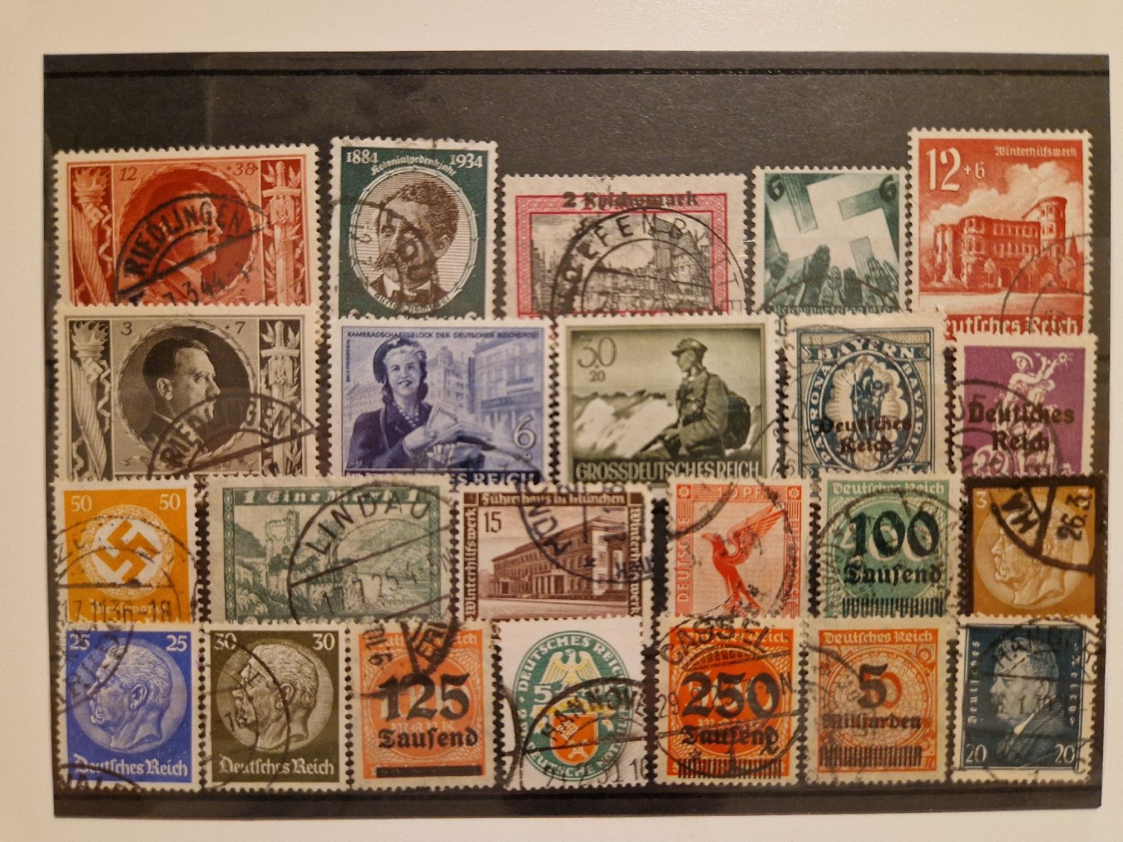 Alle Briefmarken: Deutsches Reich Briefmarken – Gebraucht aus St. Gallen von Enrico_SG