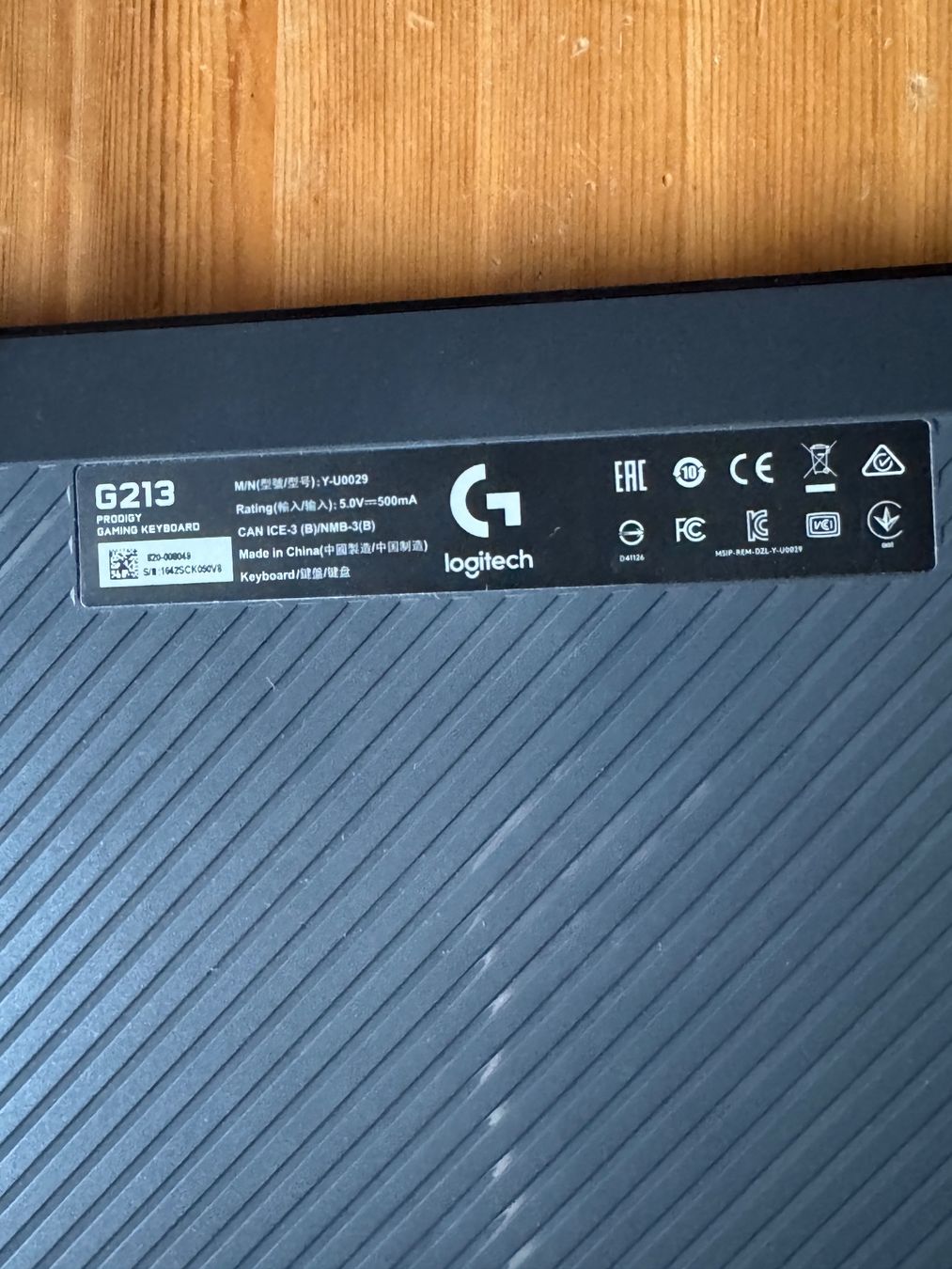 Logitech Tastaturen: Logitech G213 Gaming Keyboard – Gebraucht aus Zug von Lapordendure 4