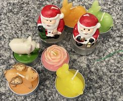 Kerzen-Set: Teelichter, Figuren, Weihnachten, Ostern! (53)