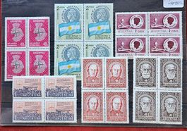 ARGENTINIEN - 4er-Bl. **, 1958-59