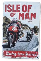 ISLE OF A MAN  - Blechschild  (neu, OVP)