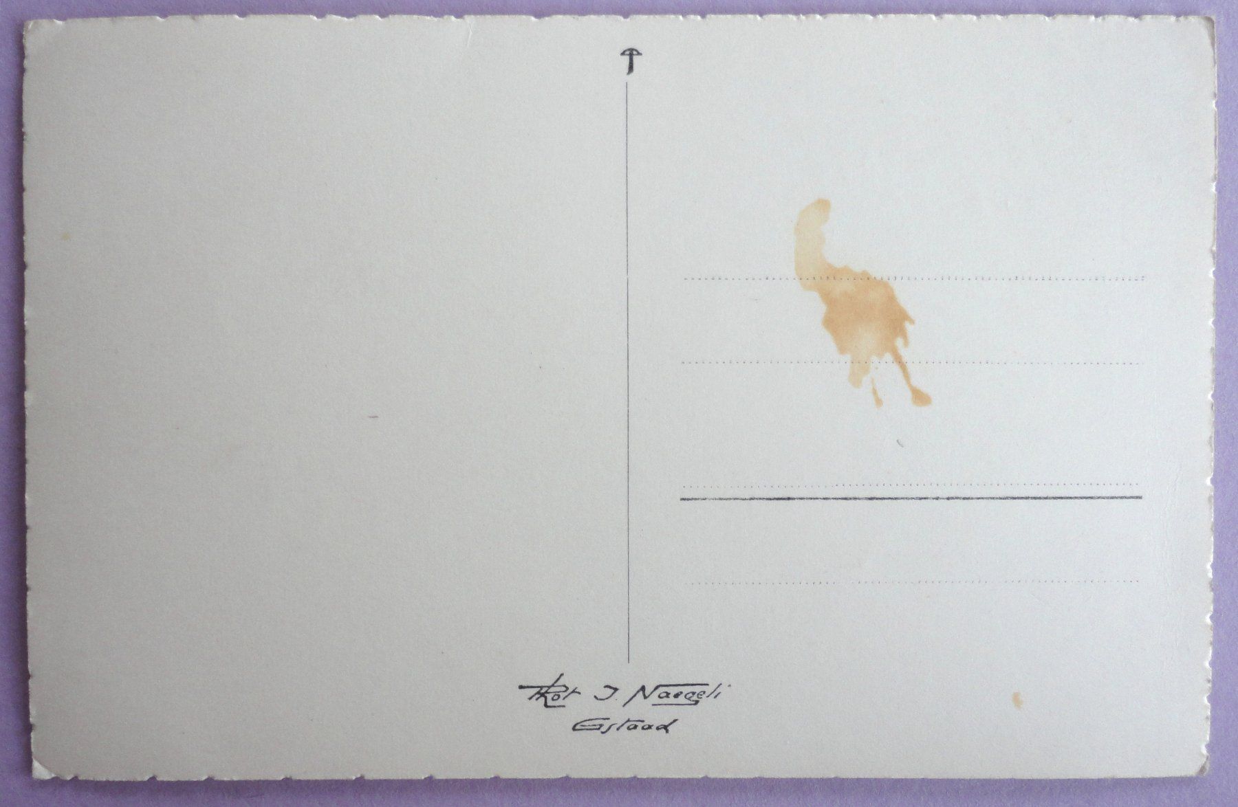 Cartoline postali: Chalet Marie José, Gstaad – Difettoso da Fétigny venduto da Billy2miny 1