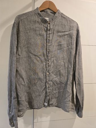 Herrenhemd ARMANI COLLEZIONI, grau,  XXL (entspricht XL)