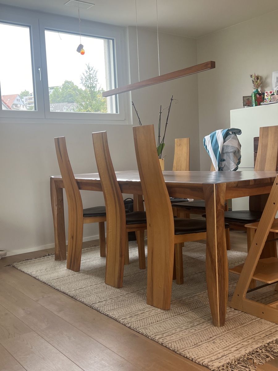 Sedie: Stühle Holz und Leder design – Usato da Wettswil venduto da andybambus 2