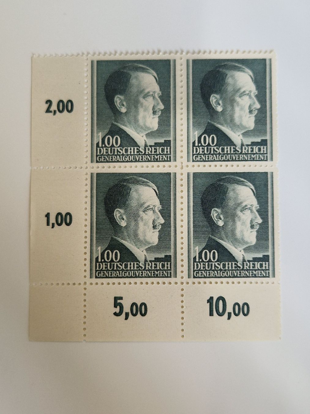 Tutti i francobolli: Deutsches Reich Adolf Hitler Block Briefmarken postfrisch – Nuovo (secondo la descrizione) da St. Gallen venduto da Enrico_SG