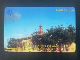 Telefonkarte Ascension Island. Exiles Club