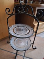 ETAGERE GUSSEISSEN MIT 2 ETAGEN