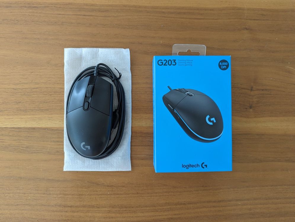 Logitech G203 Prodigy Gaming Maus, 8000 DPI Sensor (Gebraucht) in ...