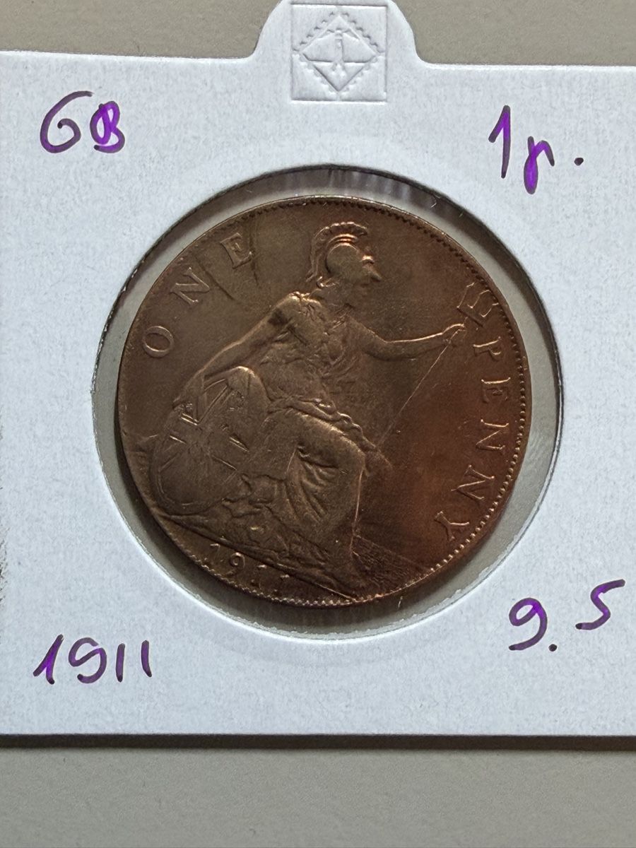 Toutes les monnaies: GB - 1 penny - 1911 – D'occasion à Payerne par Mike1682