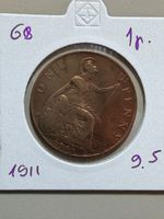 GB - 1 penny - 1911