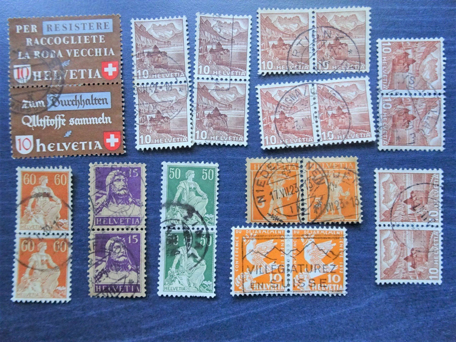 Alle Briefmarken: 1923 – Gebraucht aus Aadorf von Chnorli-Furz