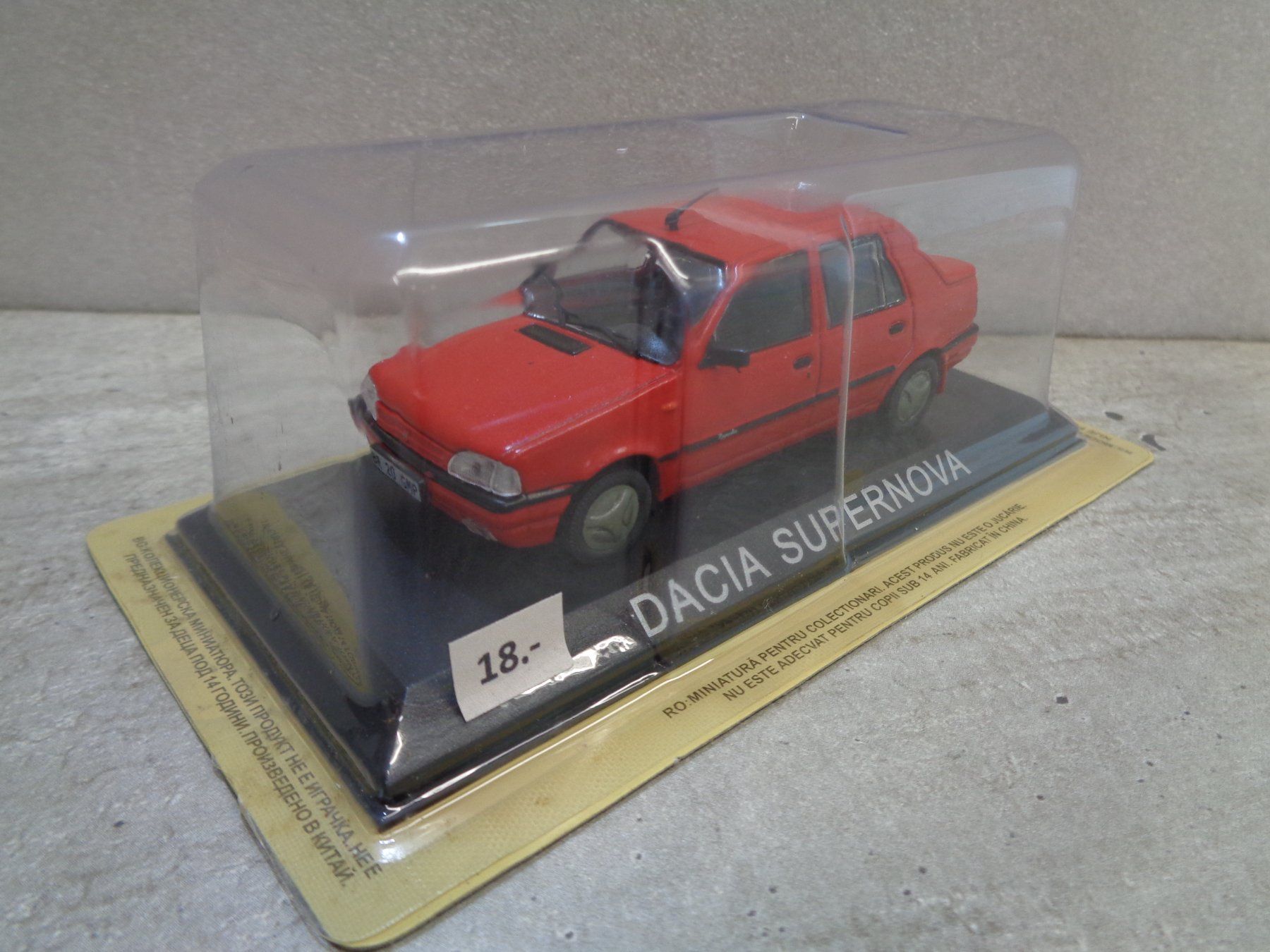 Dacia Modellini d'auto: Altaya 1:43 Dacia Supernova – Nuovo e nell'imballaggio originale da Reconvilier venduto da rallycar 1