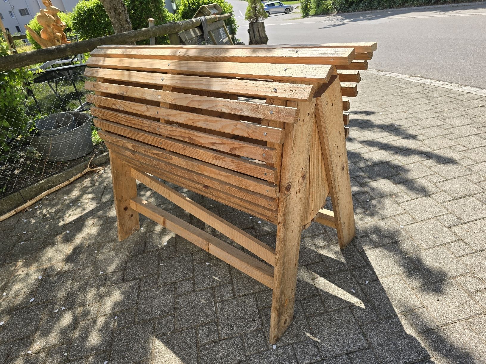 Giocattoli: Holzpferd / Voltigierbock ohne Gurt – Usato da Guntershausen venduto da sasu78 3