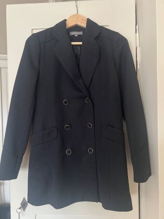 Schwarzer Mantel von Version Originale - Grösse 36