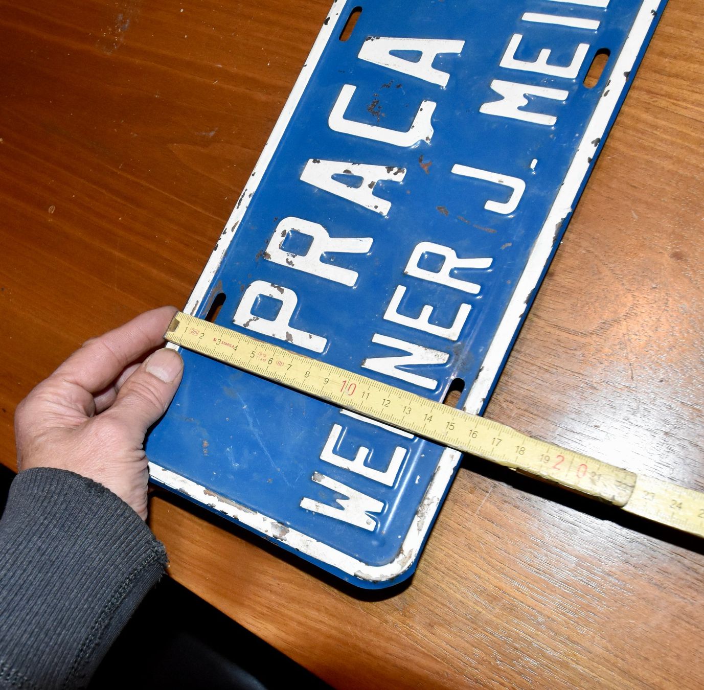 Schilder: VINTAGE Praca Werner J. Meier BLECHSCHILD brasilien? – Gebraucht aus Pfaffhausen von mono_rec 5