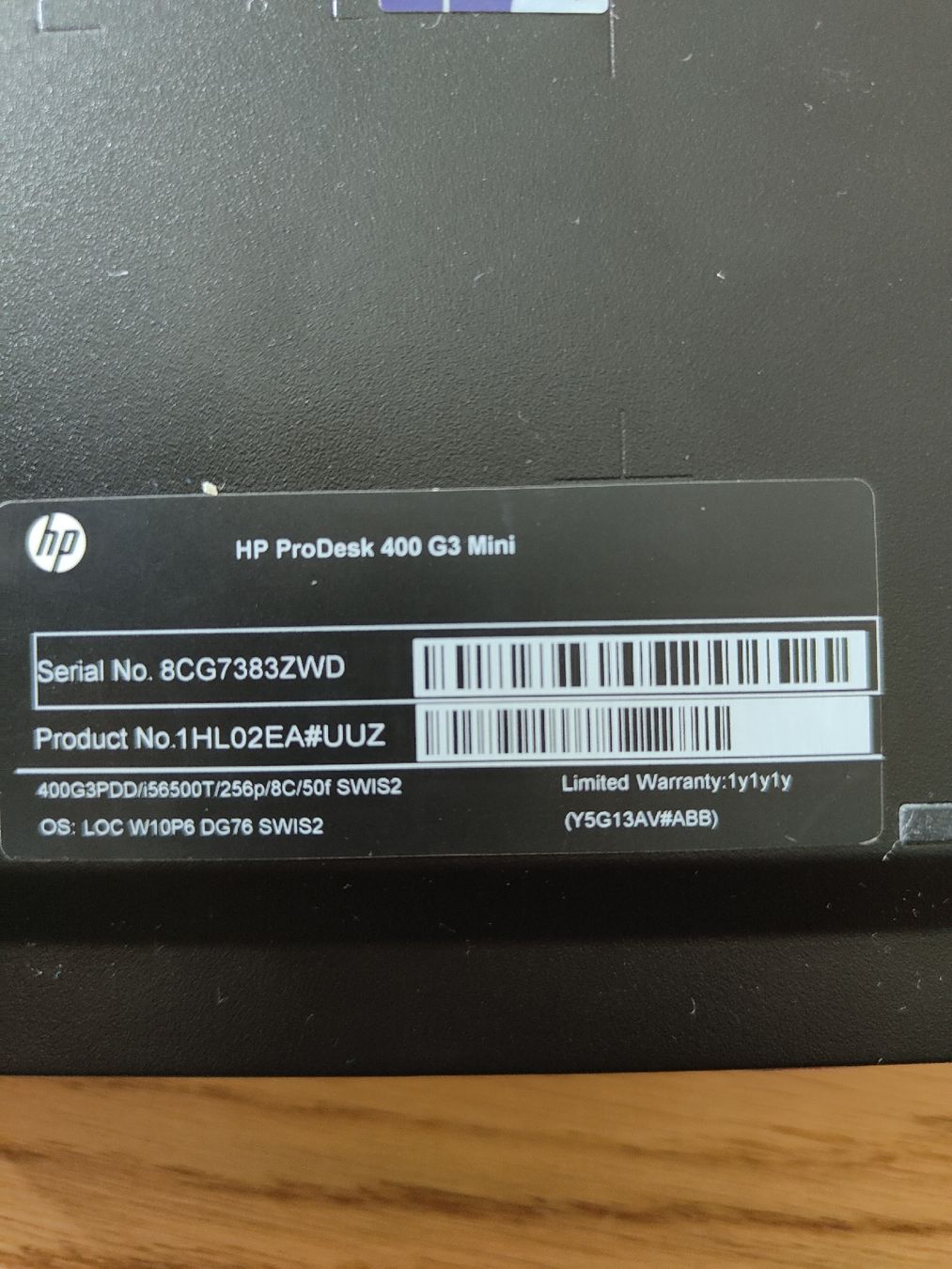 PCs: HP ProDesk 400 G3. – Gebraucht aus Thun von wol_krx6 3
