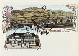 Gruss aus Ulisbach bei Wattwil  -  (Litho Ansicht um 1900)