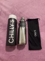 Chilly's Chrome Edition 500ml wiederverwendbare Flasche neu