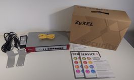 Zyxel USG 110 SSL/IPSec Firewall / Rack-Winkel / neuwertig