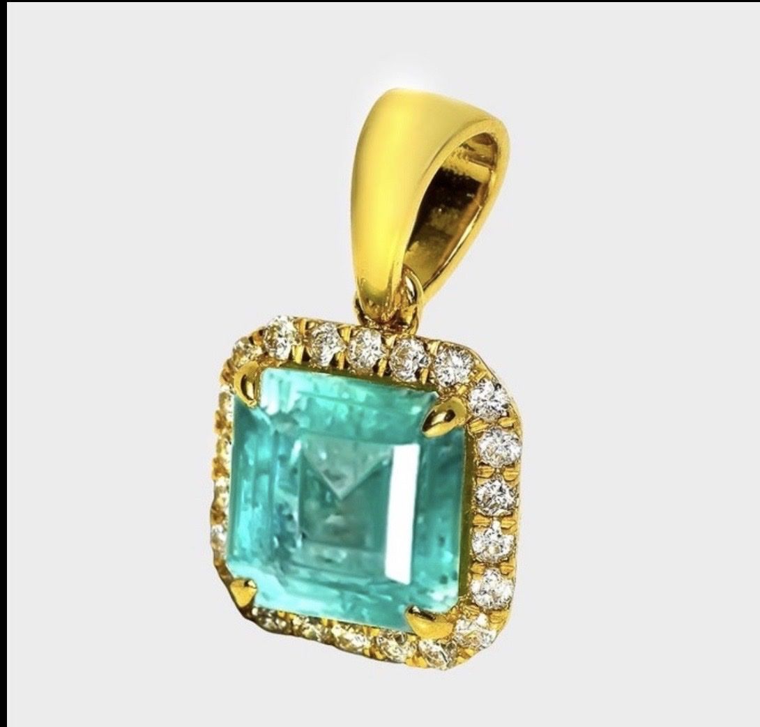 Ciondoli: Anhänger Smaragd Diamanten Gold – Nuovo e nell'imballaggio originale da Bolken venduto da Romeo80 2