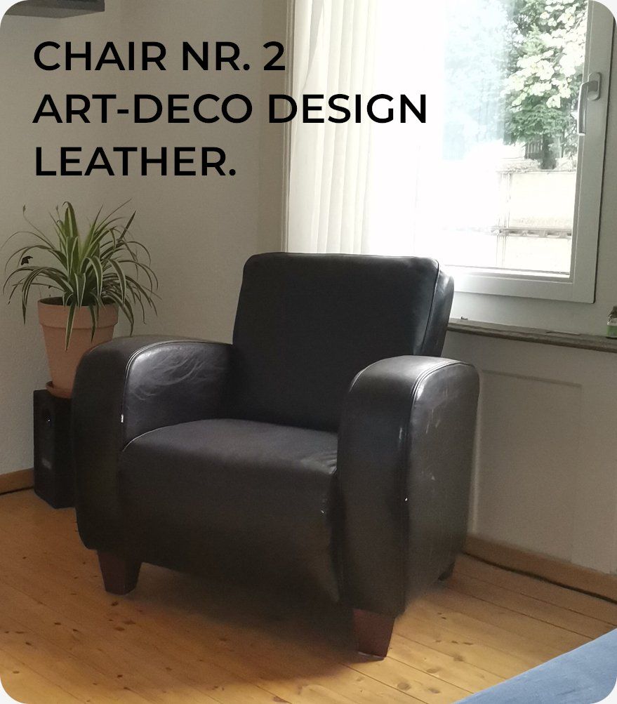 Poltrone: Designer Ledersessel -Art Deco- – Usato da Zürich venduto da gre_gw26