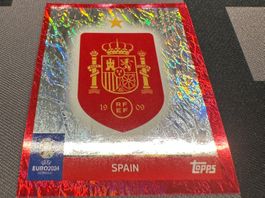 Topps Uefa Euro EM 2024 Wappen / Flag ESP 1