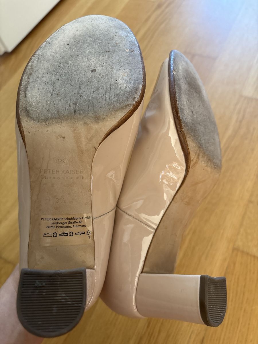 Kaiser Scarpe da donna: Peter Kaiser Wide Fit Nude Heels - Size 3.5 – Usato da Allschwil venduto da tradetabicyclette 3