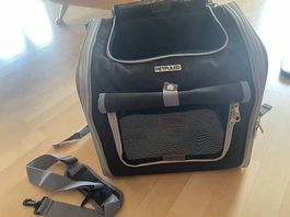 Fahrradkorb für Hund/Katze, erweiterbar, weich