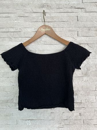 Schwarzes Subdued Sommertop Gr. XS