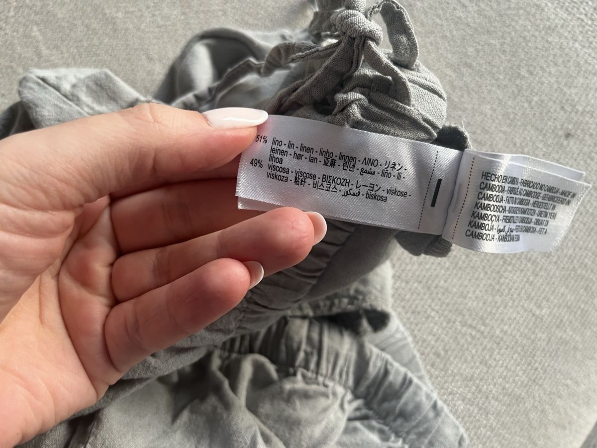 Zara Pantaloni: Zara Anzughose mit Leinenanteil – Nuovo (secondo la descrizione) da Sevelen venduto da sar_hmx8 4