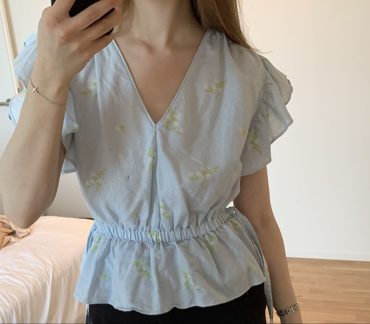 Camicette: Süsse Sommerbluse hellblau - Grösse S – Nuovo (secondo la descrizione) da St. Gallen venduto da delideja01 1
