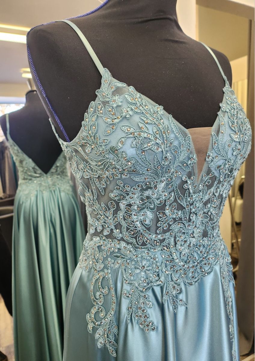 Kleider: Elegantes Abendkleid mit Spitze Gr. 34 – Neu (gemäss Beschreibung) aus Schlatt ZH von mak_wrr6 3