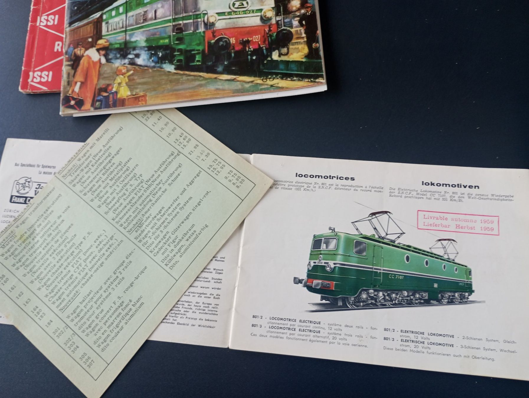 Rivarossi Modellini di ferrovie: 3 x Kataloge, Pocher, Rivarossi – Usato da Fontaines NE venduto da waterfoot 2