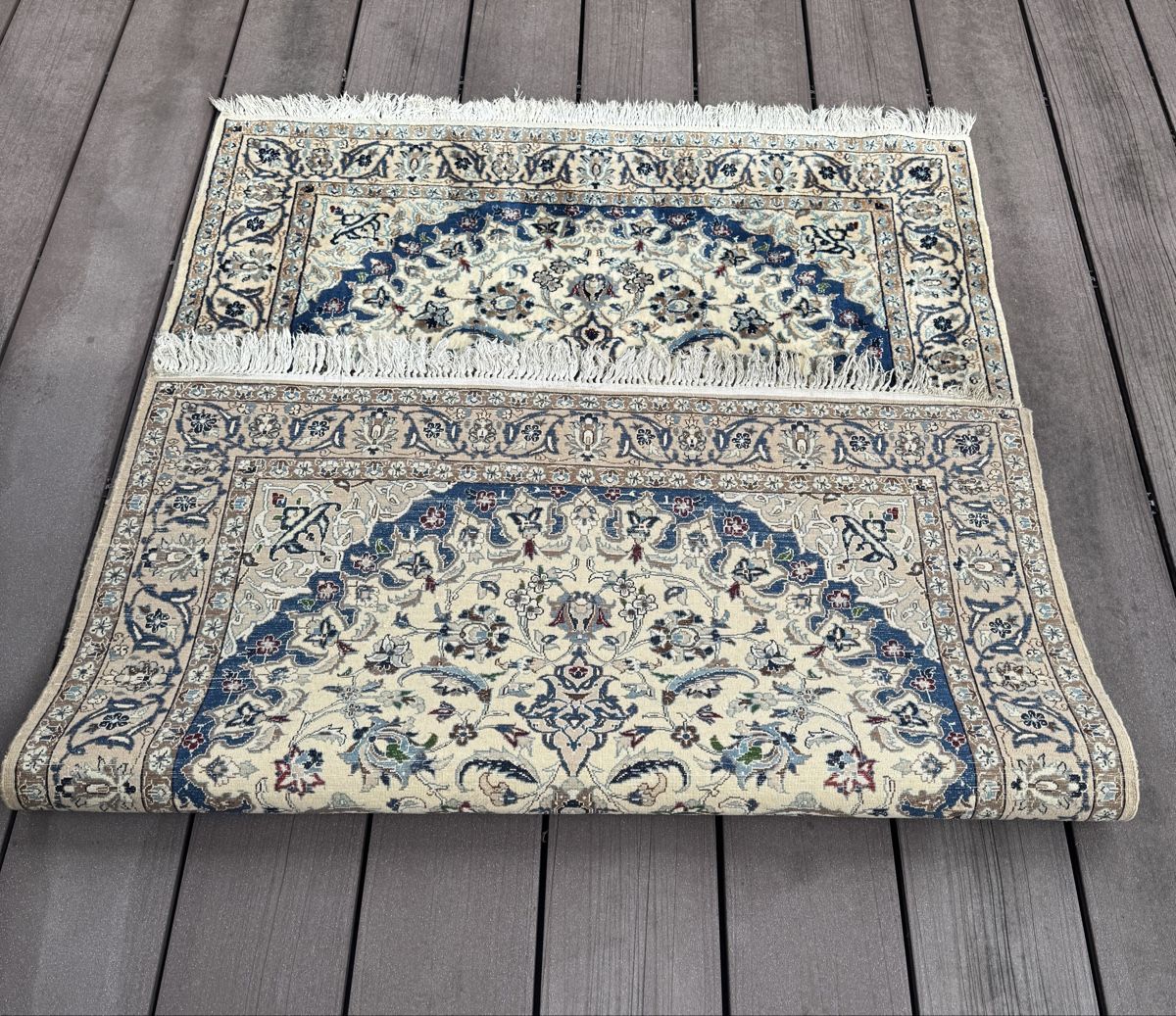 Nain Tapis: Nain Teppich 190x122cm beige/blau – D'occasion à Windisch par Anja13 3