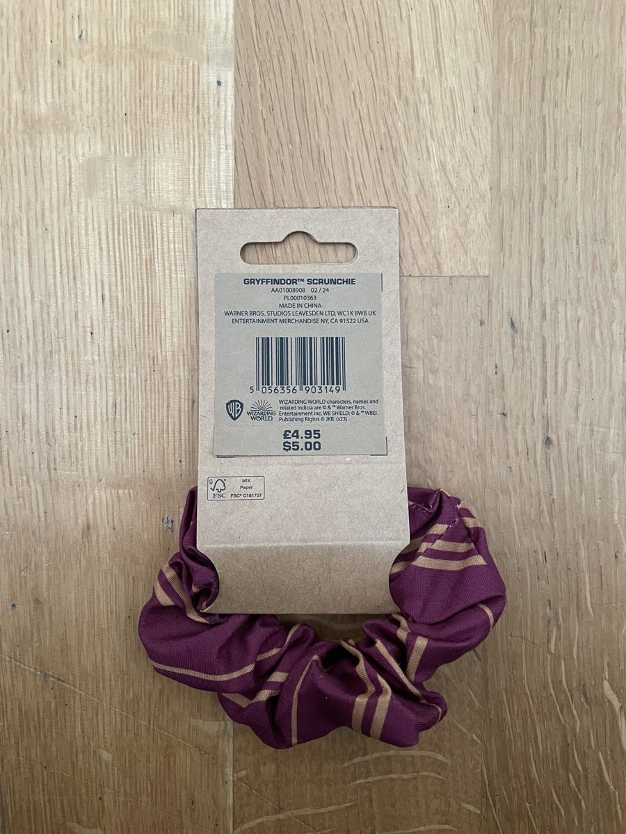 Accessori per capelli: Harry Potter Gryffindor Scrunchie – Nuovo e nell'imballaggio originale da Zürich venduto da sezamki 1