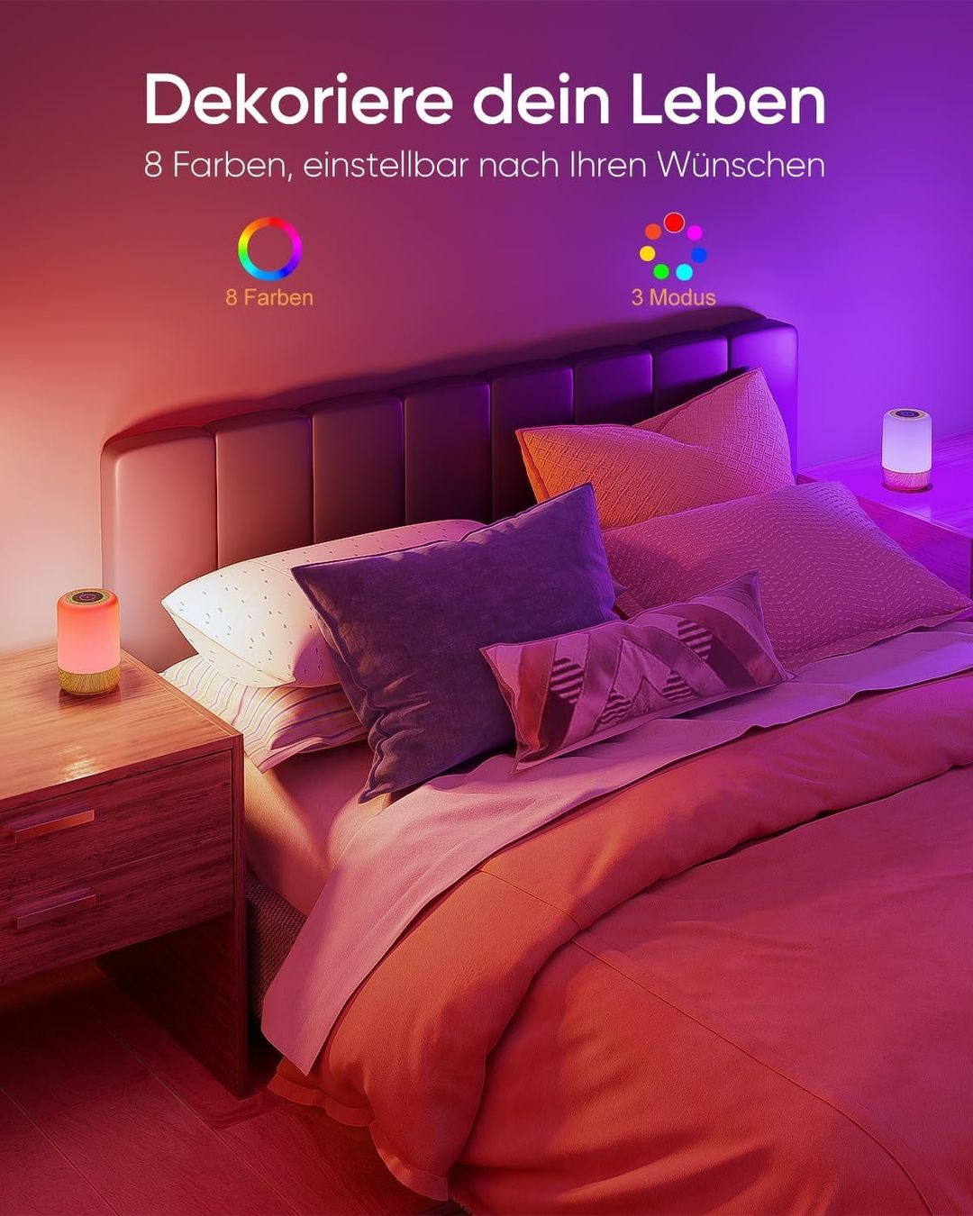 Lampade: Nachttischlampe 2er Set Touch Dimmbar – Nuovo e nell'imballaggio originale da Nuglar venduto da SaleRitter 3
