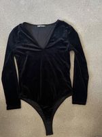 langarm Body mit Seidenoptik